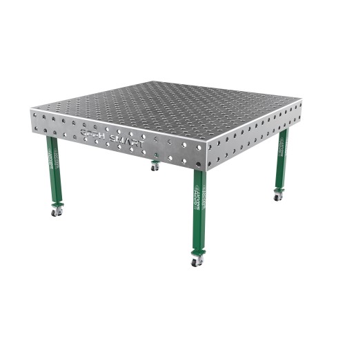 Зварювальний стіл GPPH SMART 12 mm на колесах 1500x1480 mm fi28 mm Сітка Діагональна