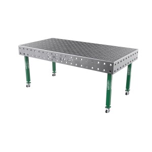 Зварювальний стіл GPPH SMART 12 mm на колесах 2000x1000 mm fi28 mm Сітка Діагональна