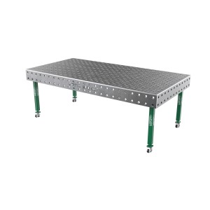 Зварювальний стіл GPPH SMART 12 mm на колесах 2400x1200 mm fi28 mm Сітка Діагональна