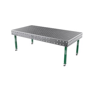 Зварювальний стіл GPPH SMART 15 mm на колесах 2400x1200 mm fi28 mm Сітка Діагональна