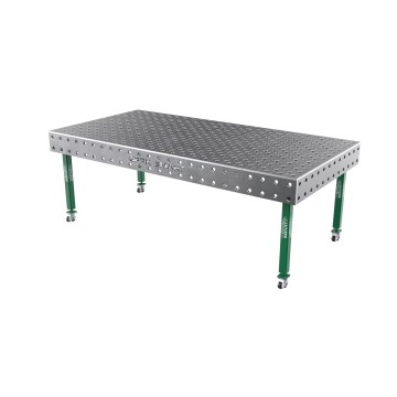 Зварювальний стіл GPPH SMART 15 mm на колесах 2400x1200 mm fi28 mm Сітка Діагональна