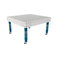 Зварювальний стіл PLUS INOX на колесах 1500x1480 mm fi28 mm Сітка Діагональна