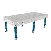 Зварювальний стіл PLUS INOX на колесах 2400x1200 mm fi28 mm Сітка Діагональна