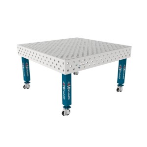 Зварювальний стіл PRO INOX на колесах 1500x1480 mm fi28 mm Сітка Діагональна