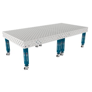 Зварювальний стіл PRO INOX на колесах 3000x1480 mm fi28 mm Сітка Діагональна