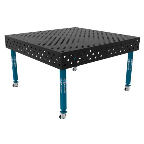 Зварювальний стіл ECO на колесах 1500x1480 mm fi28 mm Сітка Діагональна