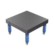 Зварювальний стіл EXPERT на колесах 1500x1480 mm fi28 mm Сітка Діагональна
