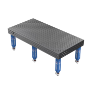 Зварювальний стіл EXPERT на колесах 2400x1200 mm fi28 mm Сітка Діагональна