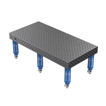 Зварювальний стіл EXPERT на колесах 2400x1200 mm fi28 mm Сітка Діагональна