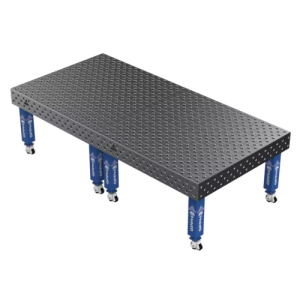 Зварювальний стіл EXPERT на колесах 3000x1480 mm fi28 mm Сітка Діагональна