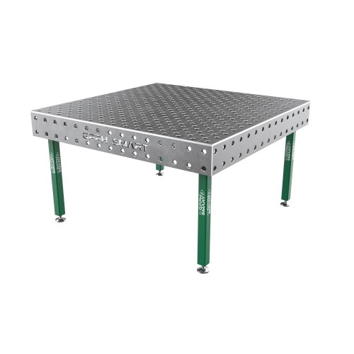 Зварювальний стіл GPPH SMART 12 mm на опорах 1500x1480 mm fi28 mm Сітка Діагональна