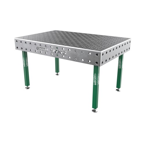 Зварювальний стіл GPPH SMART 15 mm на опорах 1500x1000 mm fi28 mm Сітка Діагональна