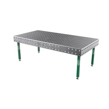 Зварювальний стіл GPPH SMART 15 mm на опорах 2400x1200 mm fi28 mm Сітка Діагональна