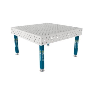 Зварювальний стіл PLUS INOX на опорах 1500x1480 mm fi28 mm Сітка Діагональна