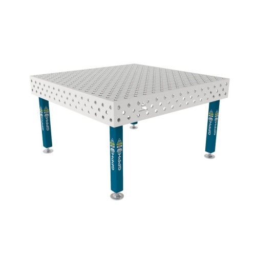 Зварювальний стіл PLUS INOX на опорах 1500x1480 mm fi28 mm Сітка Діагональна