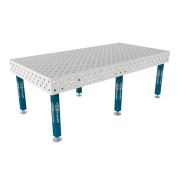Зварювальний стіл PLUS INOX на опорах 2400x1200 mm fi28 mm Сітка Діагональна