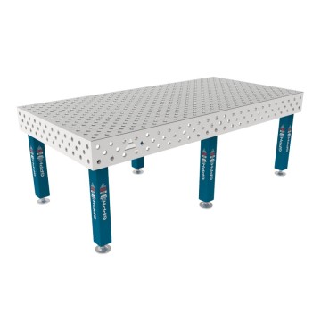 Зварювальний стіл PRO INOX на опорах 2400x1200 mm fi28 mm Сітка Діагональна