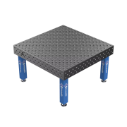 Зварювальний стіл EXPERT на опорах 1500x1480 mm fi28 mm Сітка Діагональна