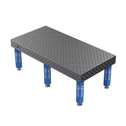 Зварювальний стіл EXPERT на опорах 2400x1200 mm fi28 mm Сітка Діагональна