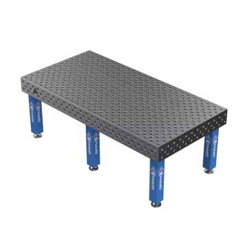 Зварювальний стіл EXPERT на опорах 2400x1200 mm fi28 mm Сітка Діагональна