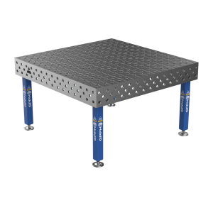 Зварювальний стіл PLUS на опорах 1500x1480 mm fi28 mm Сітка Діагональна