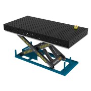 Зварювальний стіл PRO з гідравлічною системою підйому 2400x1200 mm fi28 mm Сітка Діагональна