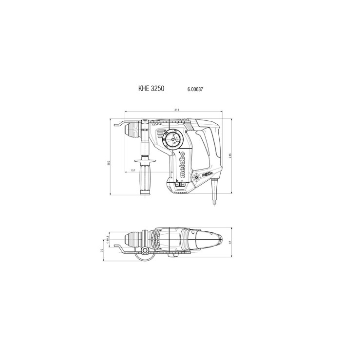 Перфоратор METABO KHE 3250 (600637000) Перфоратор METABO KHE 3250 (600637000)