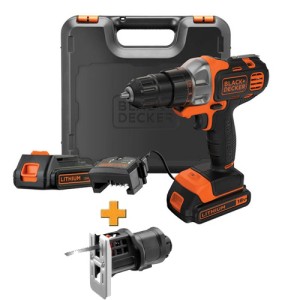 Акумуляторний шуруповерт BLACK+DECKER MT218K + MTJS1