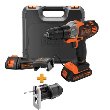 Акумуляторний шуруповерт BLACK+DECKER MT218K + MTJS1