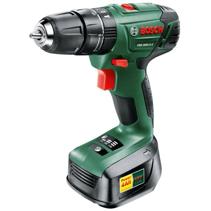 Акумуляторний шуруповерт BOSCH PSB 1800 LI-2 (06039A3321) Акумуляторний шуруповерт BOSCH PSB 1800 LI-2 (06039A3321)