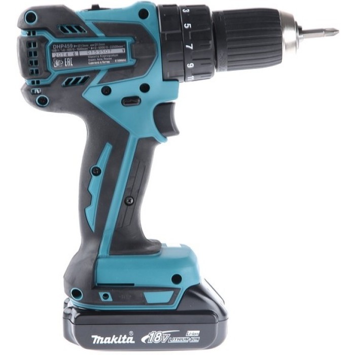 Акумуляторний шуруповерт MAKITA DHP459SHE Акумуляторний шуруповерт MAKITA DHP459SHE