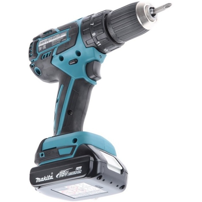 Акумуляторний шуруповерт MAKITA DHP459SHE Акумуляторний шуруповерт MAKITA DHP459SHE