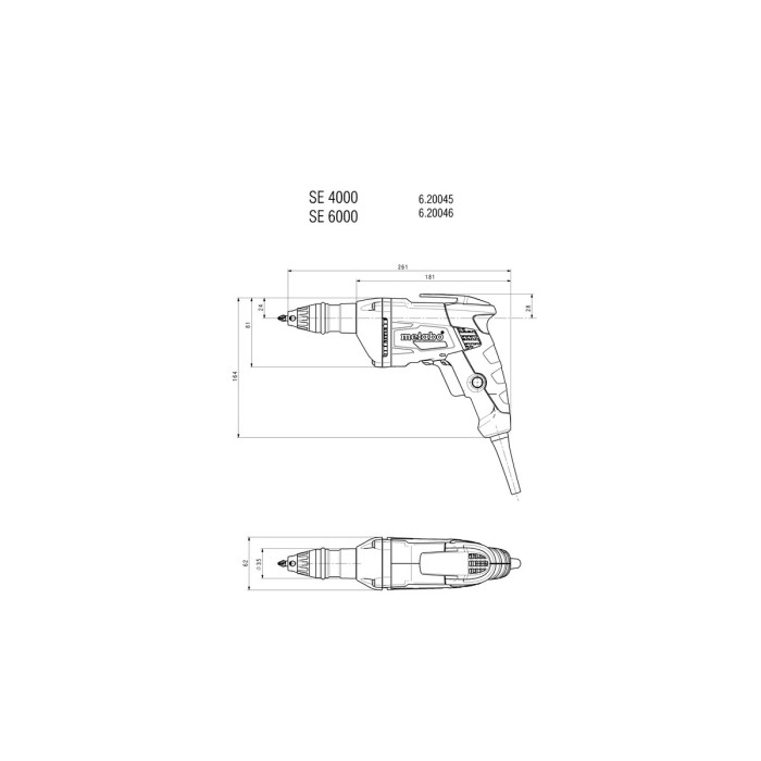 Шуруповерт METABO SE 6000 + SM 5-55 (620046500) Шуруповерт METABO SE 6000 + SM 5-55 (620046500)