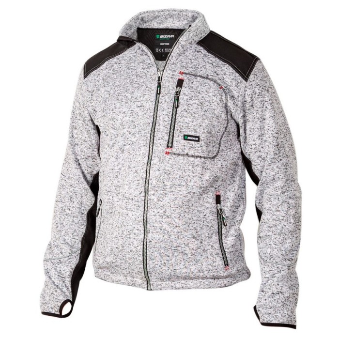 Куртка-кардиган утеплена робоча Sizam Oxford сіра XXXL Куртка-кардиган утеплена робоча Sizam Oxford сіра XXXL