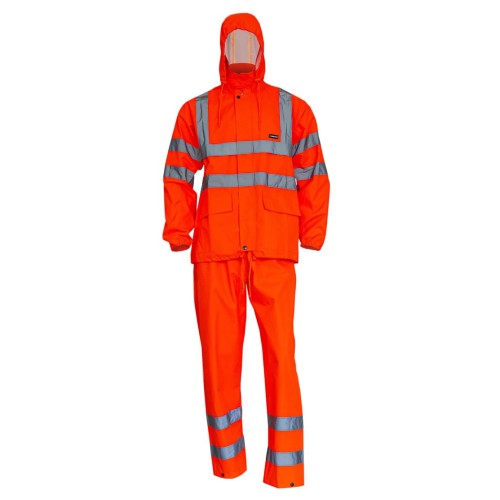Sizam костюм від дощу з PU + PVC покриттям помаранчевий, розмір XXXL, Glasgow 30238