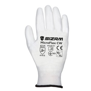 Sizam рукавички з поліуретановим покриттям, розмір 07, Microflex CW 34001