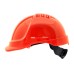 Каска захисна будівельна Sizam Safe-Guard 3210 червона
