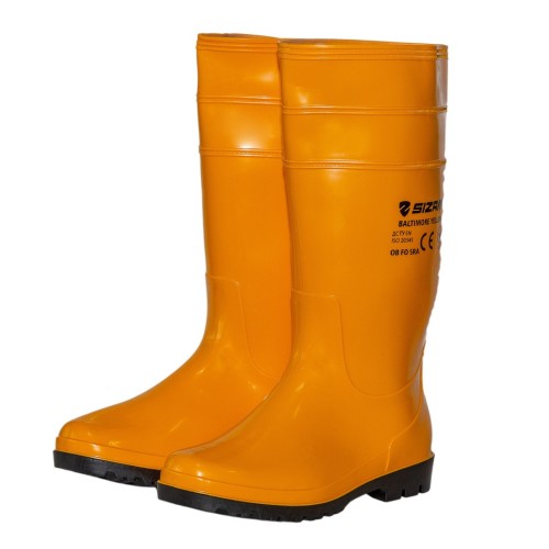 Sizam чоботи робочі захисні з ПВХ, розмір 37, Baltimore Light Yellow 36328