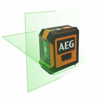 Нівелір лазерний AEG; дальність- 20 м, точність- 0,4 мм/1м, гориз. і вертик. зелені промені з облад.