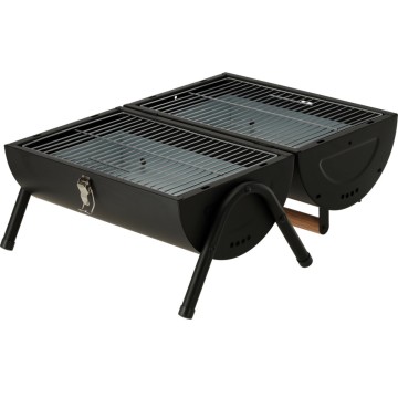 Гриль вугільний розкладний LUND, 2 решітки- 34х 21 см, 42x 28x 35 см, висота- 18 см
