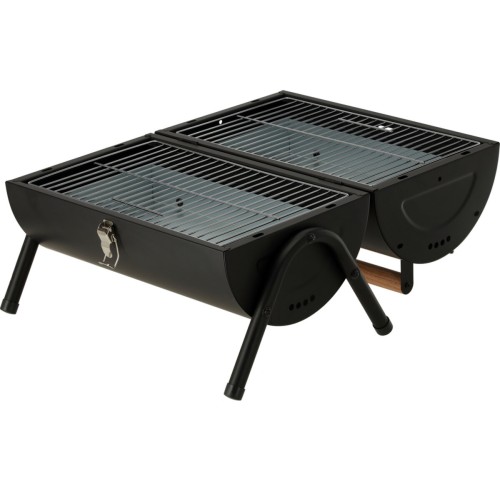 Гриль вугільний розкладний LUND, 2 решітки- 34х 21 см, 42x 28x 35 см, висота- 18 см