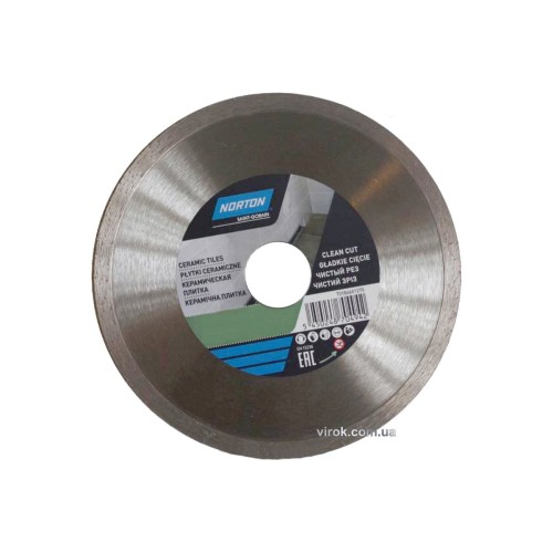 Диск алмазний NORTON-DIY CERAMIC TILES для кераміки : Ø= 125/ 22.23 мм