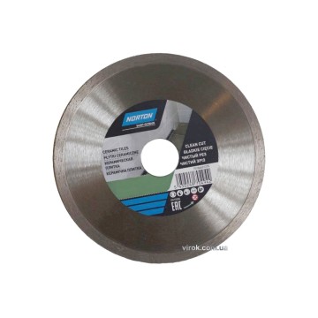 Диск алмазний NORTON-DIY CERAMIC TILES для кераміки : Ø= 180/25,4/ 22.23 мм
