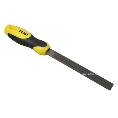 Напильник слюсарний STANLEY : L= 150 мм. плоский з драчовою насічкою