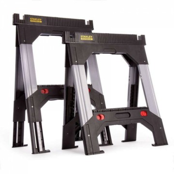 Козли складні телескопічні STANLEY :  h= 810 - 1025 мм, Max m= 1135 кг на пару,  2 шт.