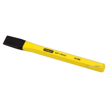 Зубило по металу STANLEY, l= 171 мм, жало w= 16 мм