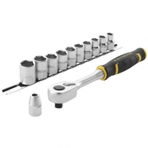 Набір головок з тріщаткою Stanley 3/8