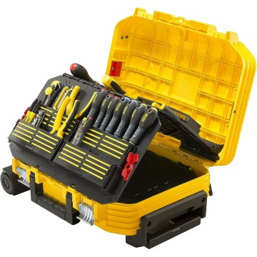 Ящик на 2 колесах STANLEY FATMAX з набором точного інструменту, 100 шт