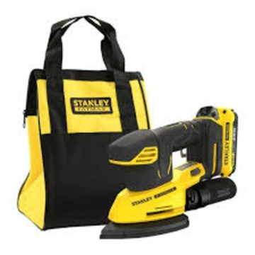 Шліфмашина  вібраційна акумуляторна безщіткова FATMAX V20, пилозахист, 12000об/хв , 1 акум 2А +сумка