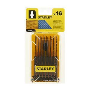 Набір полотен для електролобзика STANLEY , 16шт, хвост Т